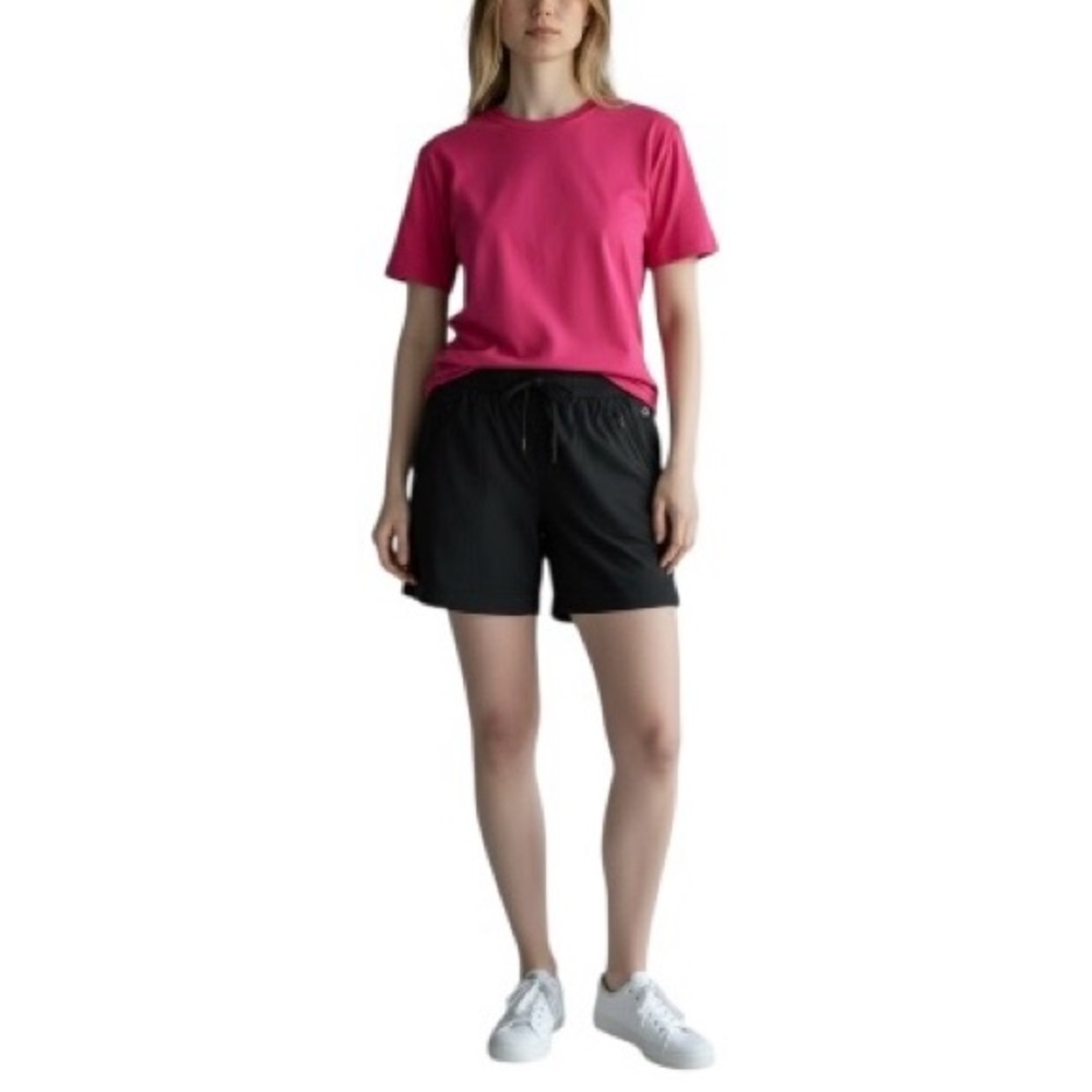 GAP Fit Dry Women’s Breathable Built-in Pocket Hike Shorts NWT M True Black